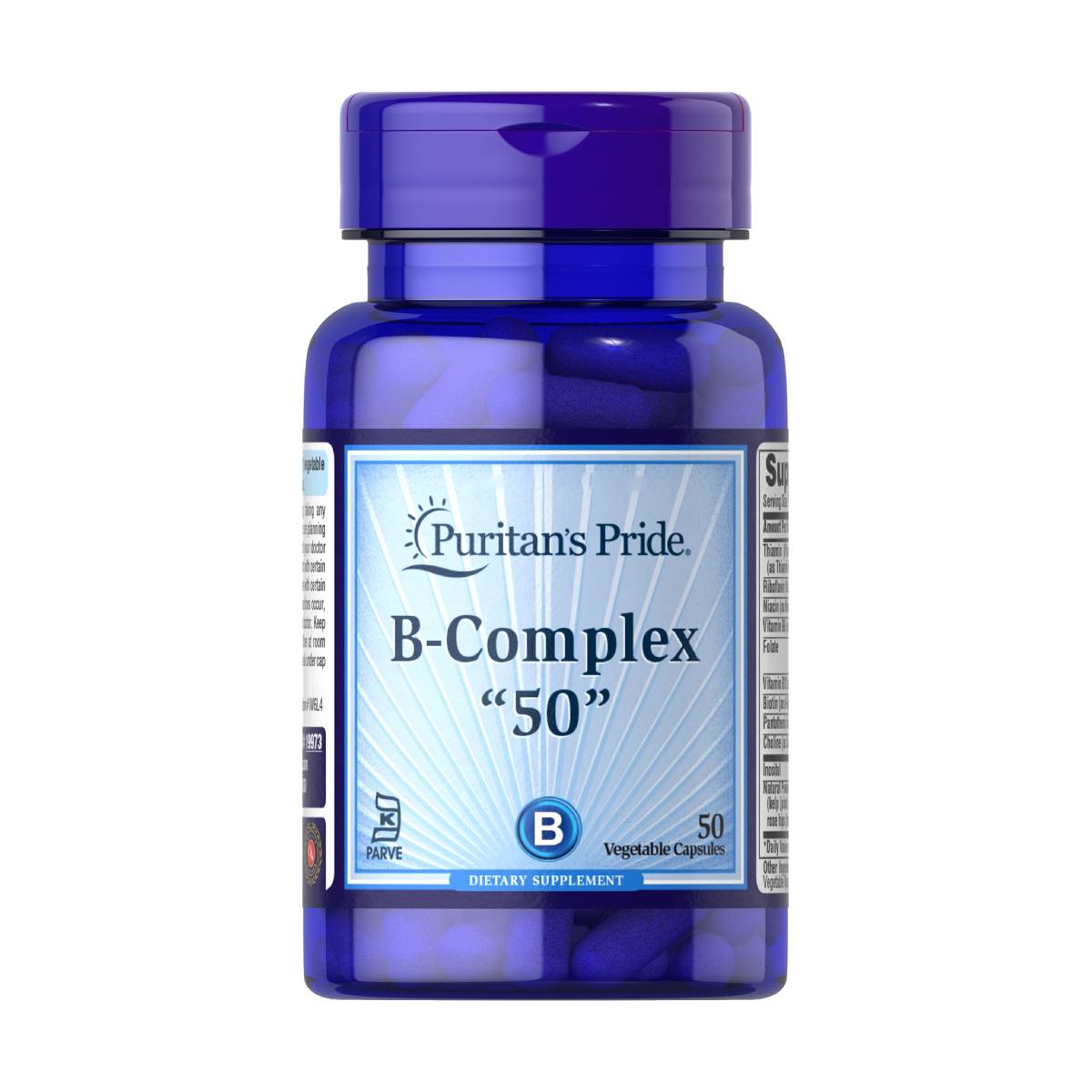 Puritan's Pride, Vitamin B-50 Complex 50 mg | Puritan's Pride, Complejo de Vitamina B-50 50 mg