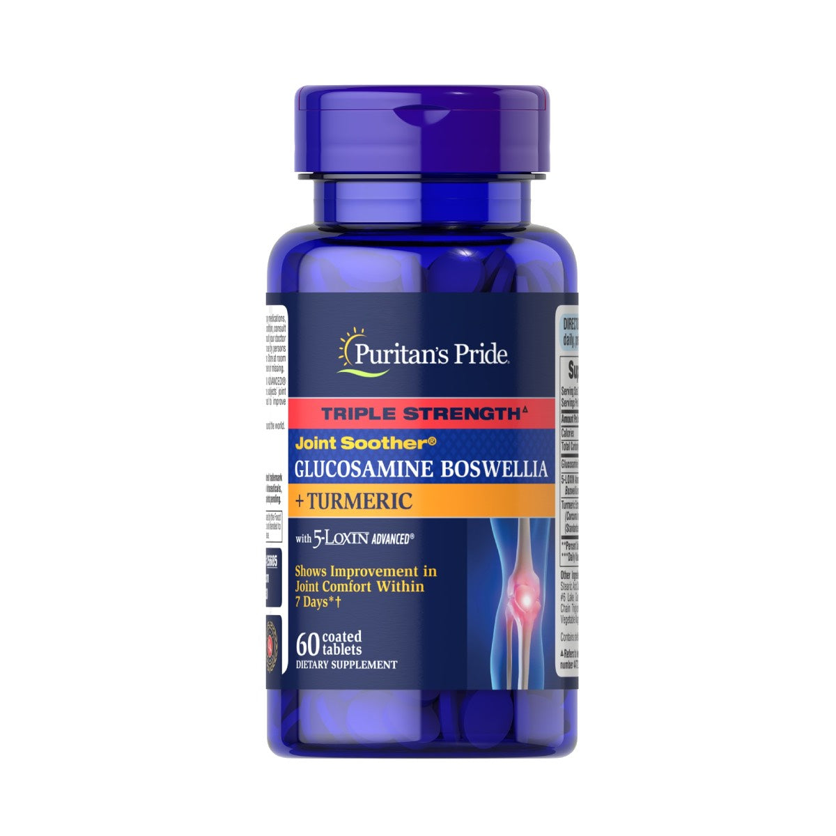 Puritan's Pride, Triple Strength Joint Soother ® Glucosamine Boswellia + Turmeric