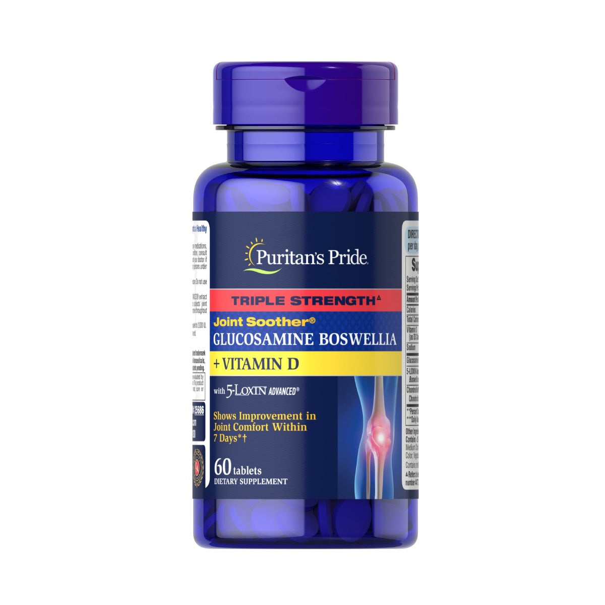 Puritan's Pride, Triple Strength Joint Soother ® Glucosamine Boswellia + Vitamin D