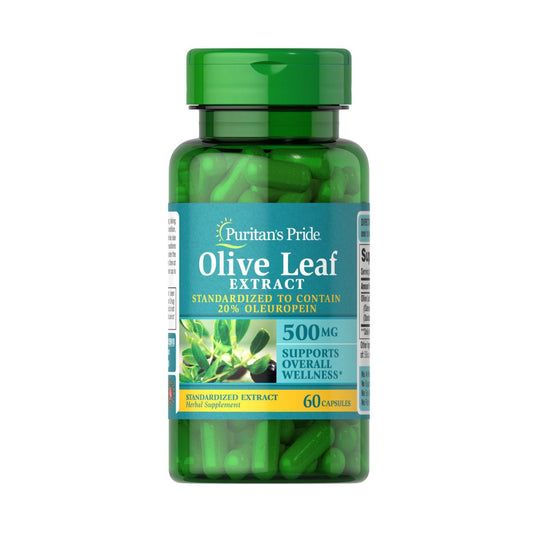 Puritan's Pride, Olive Leaf Extract 500 mg
