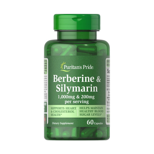 Puritan's Pride, Berberine Silymarin 1,000 mg