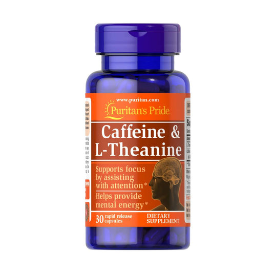 Puritan's Pride, Caffeine & L-Theanine