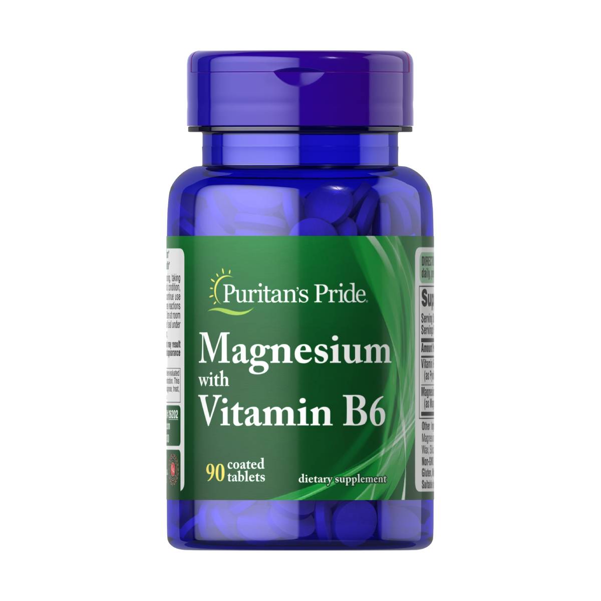 Puritan's Pride, Magnesium 400mg with Vitamin B6 25mg | Puritans Pride, Magnesio 400mg con Vitamina B6 25mg