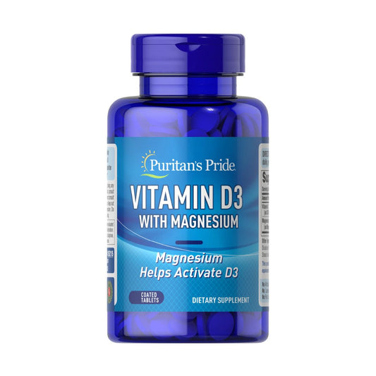 Puritan's Pride, Vitamin D3 With Magnesium