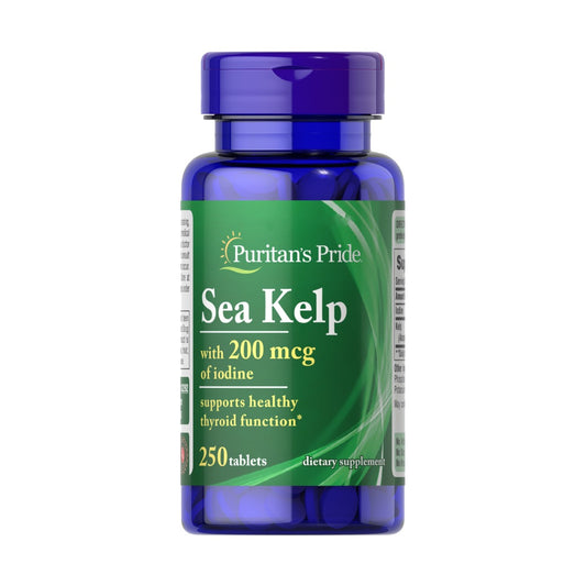 Puritan's Pride, Sea Kelp with 200 mcg of Iodine