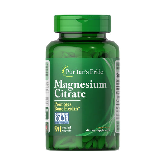 Puritan's Pride, Magnesium Citrate 200 mg, Puritans Pride, Citrato de magnesio 200 mg