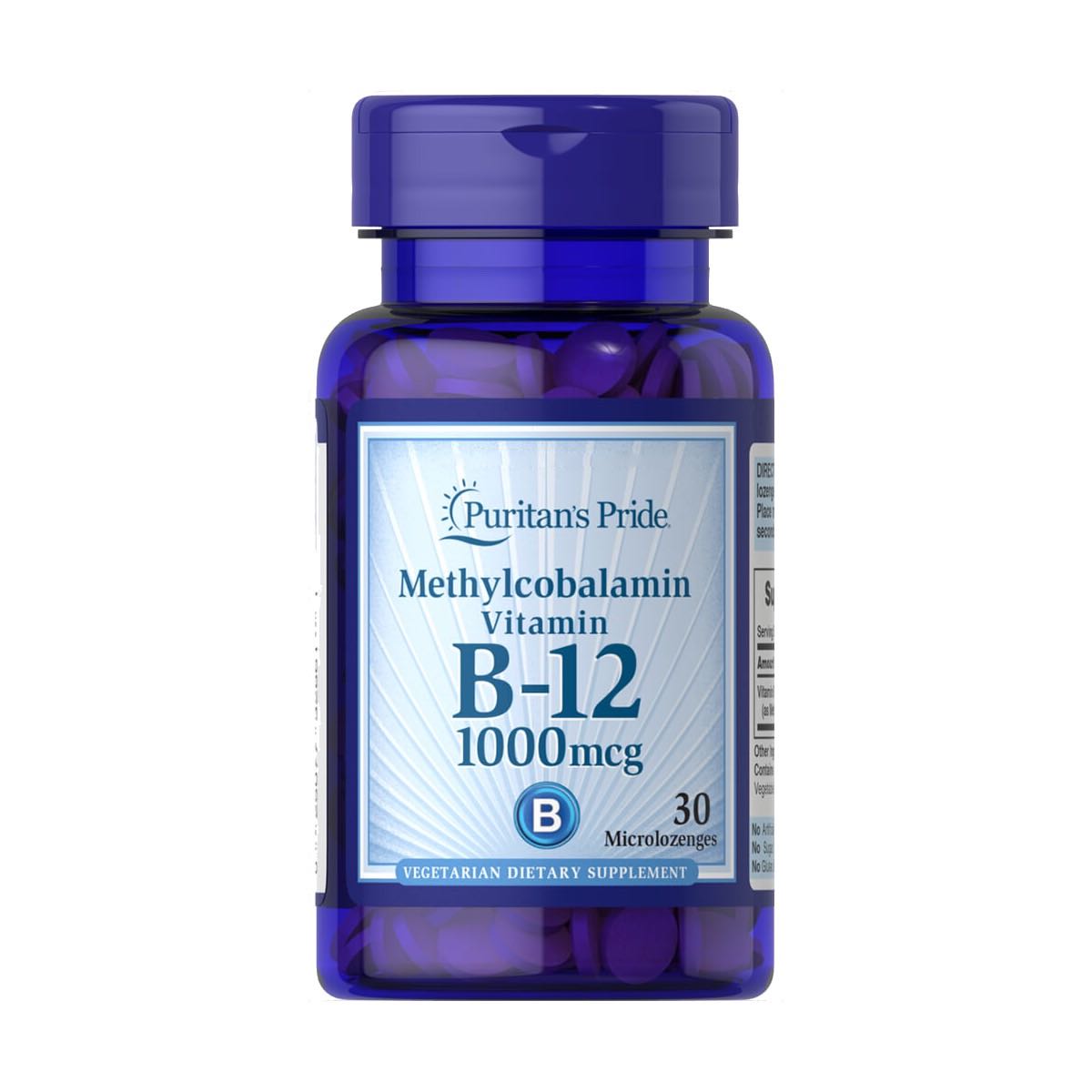 Puritan's Pride, Methylcobalamin Vitamin B-12 1000 mcg