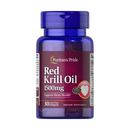 Puritan's Pride, Maximum Strength Red Krill Oil 1500 mg (255 mg Active Omega-3)