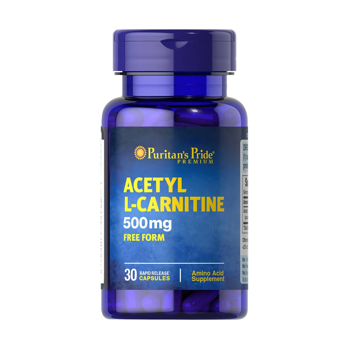 Puritan's Pride, Acetyl L-Carnitine 500 mg