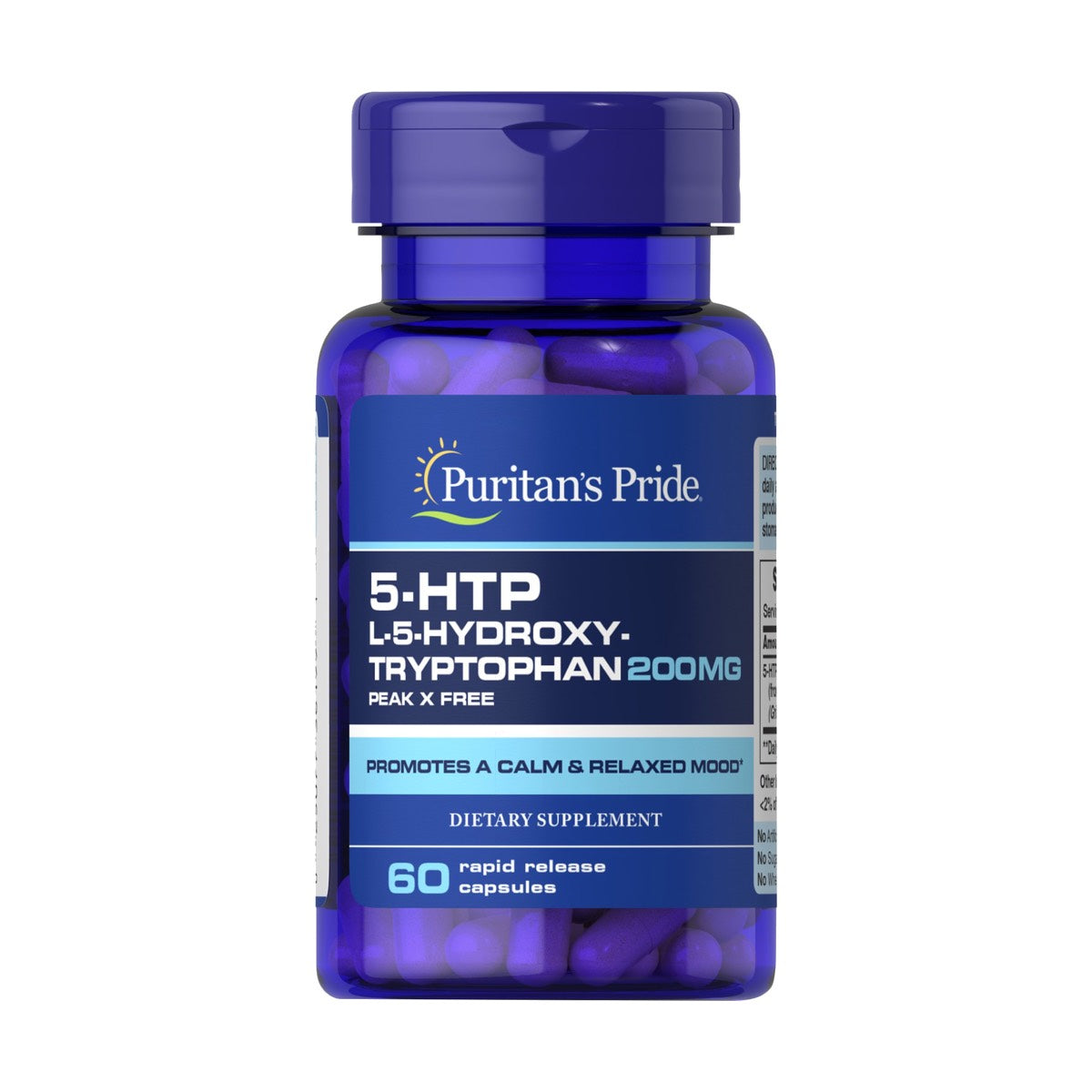 Puritan's Pride, 5-HTP 200 mg (Griffonia Simplicifolia), Puritans Pride, 5 HTP 200 mg (Griffonia Simplicifolia) | 5HTP | 5-HTP