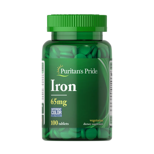 Puritan's Pride, Iron 65 mg (Ferrous Sulfate 325 mg)