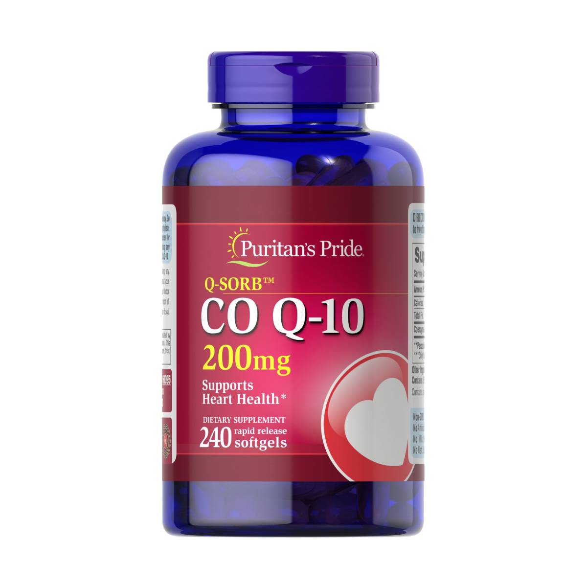 Puritans Pride, CoQ10 | Co-Q10 | Coq 10 | Coq-10 | Co Q 10 200 mg