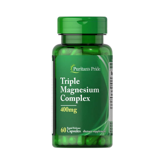 Puritan's Pride, Triple Magnesium Complex 400 mg