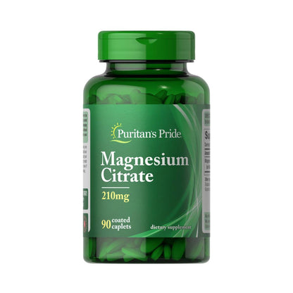 Puritan's Pride, Magnesium Citrate 210mg, Puritans Pride, Citrato de Magnesio 210mg