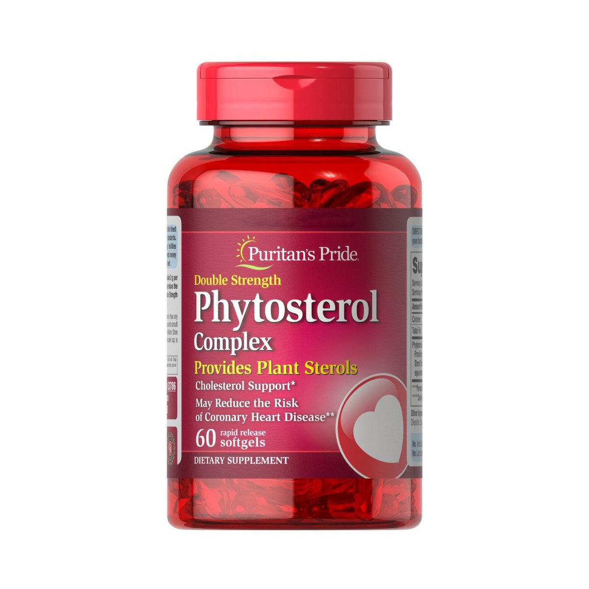 Puritan's Pride, Double Strength Phytosterol Complex 2,000 mg (per serving)