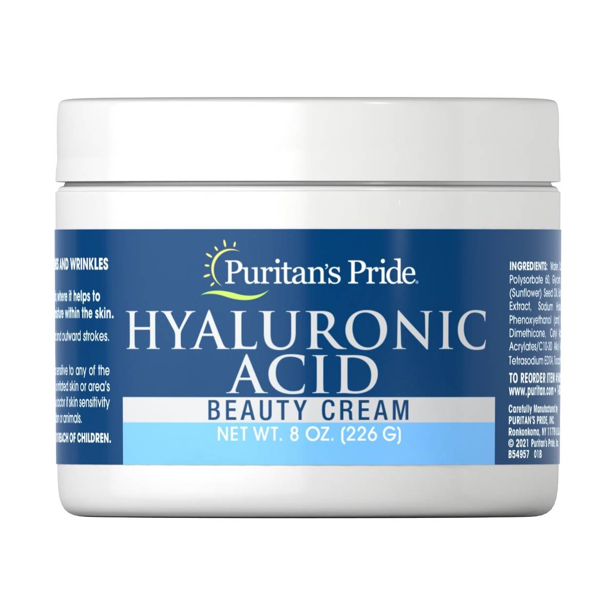 Puritan's Pride, Hyaluronic Acid Beauty Cream