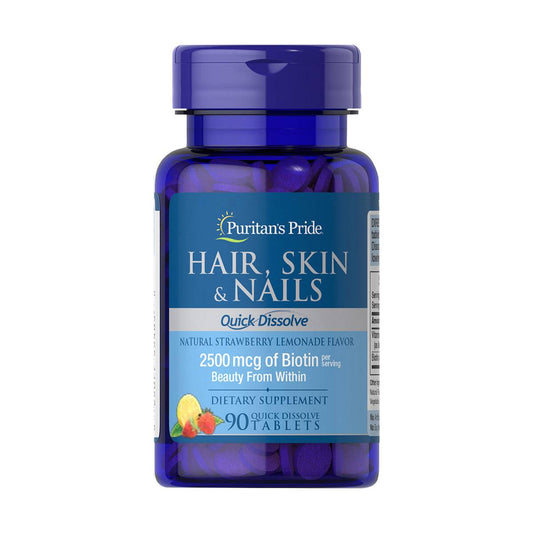 Puritan's Pride, Quick Dissolve Hair Skin Nails