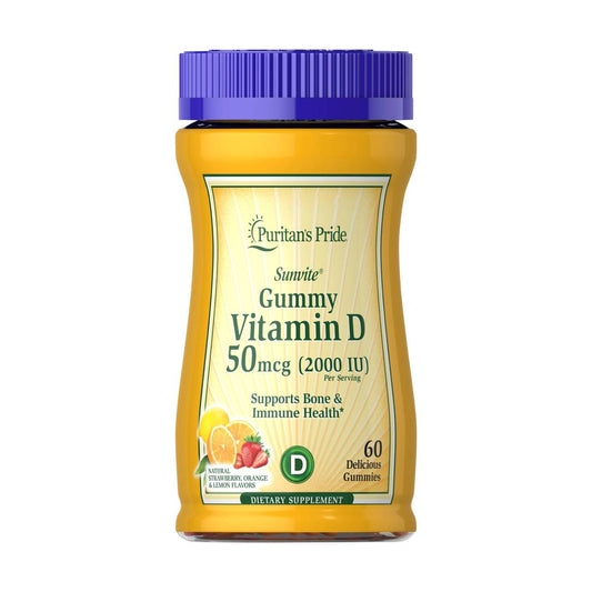 Puritan's Pride, Vitamin D3 2000 IU (per serving) Gummies