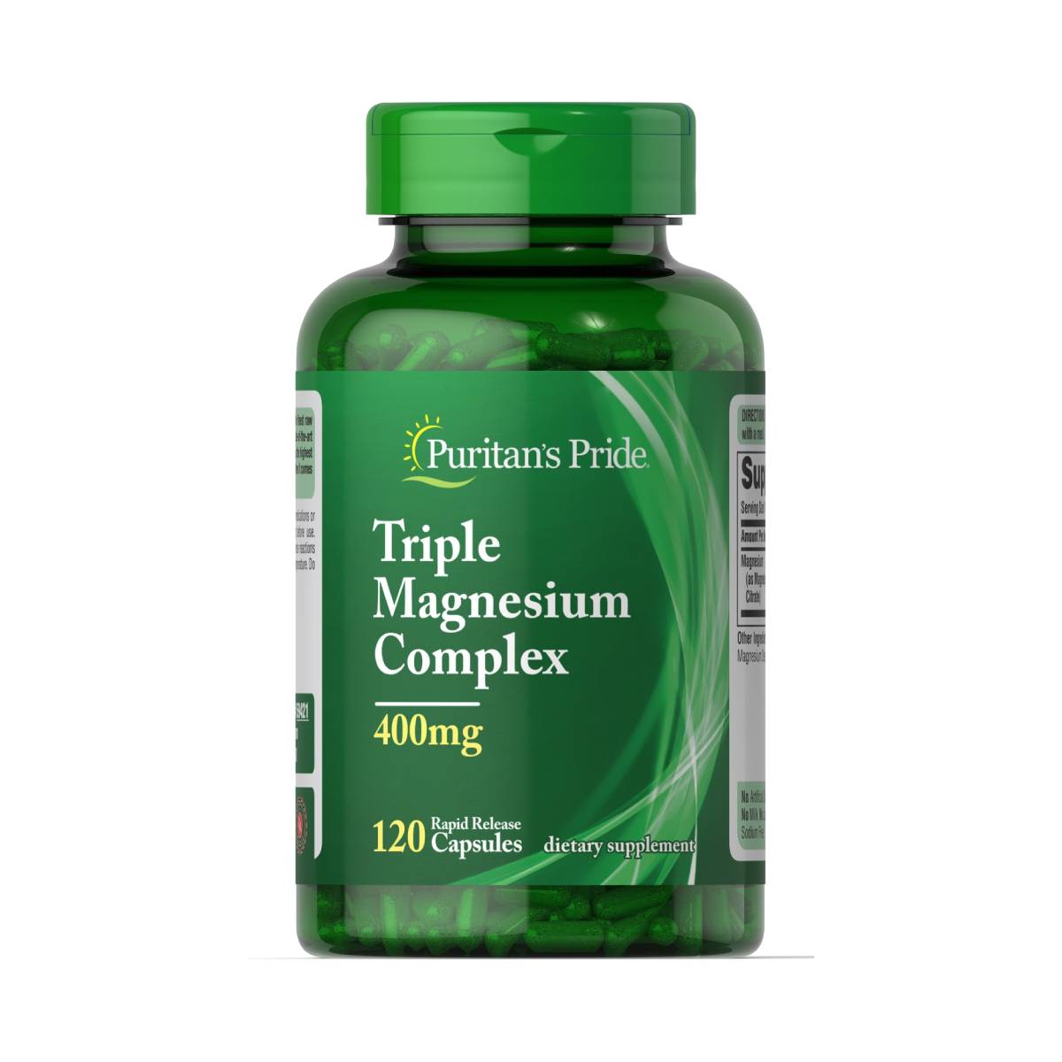 Puritan's Pride, Triple Magnesium Complex 400 mg