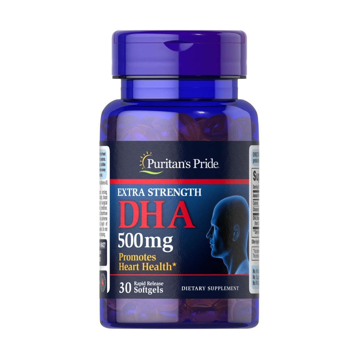 Puritan's Pride, Extra Strength DHA 500 mg