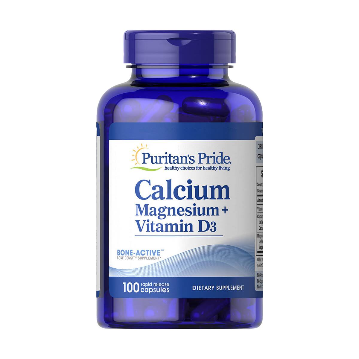Puritan's Pride, Calcium Magnesium plus Vitamin D