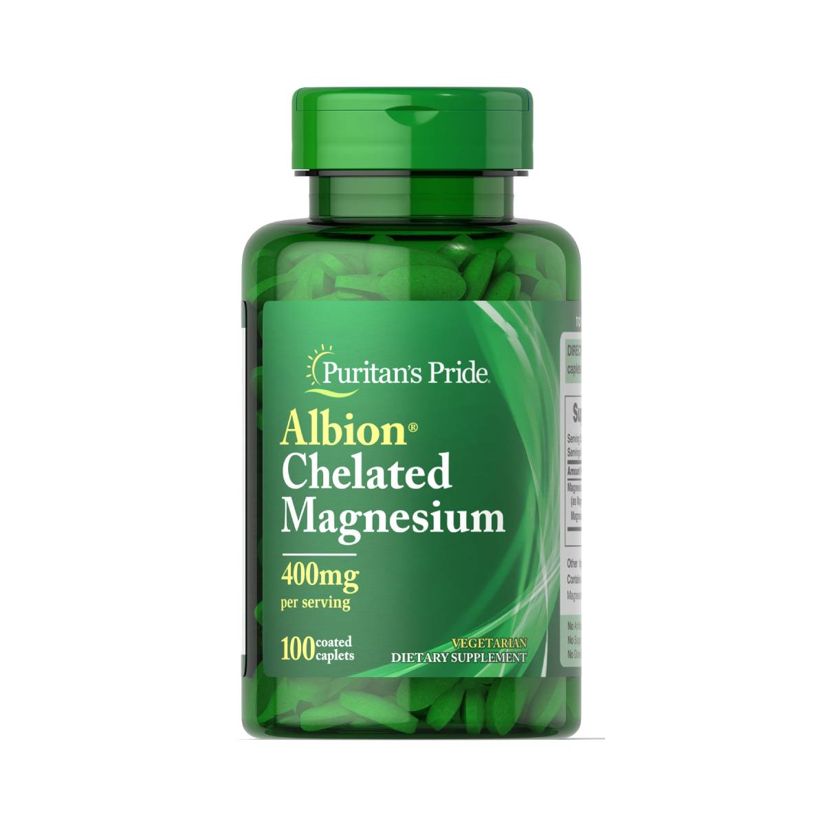 Puritan's Pride, Albion Chelated Magnesium 400 mg